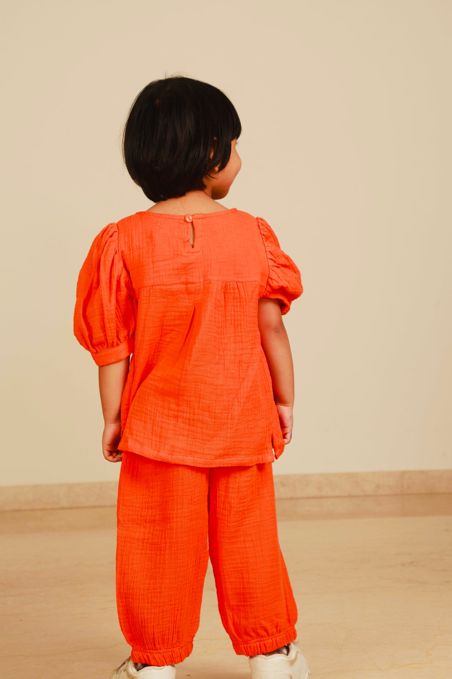 Leaf Baby set -Orange