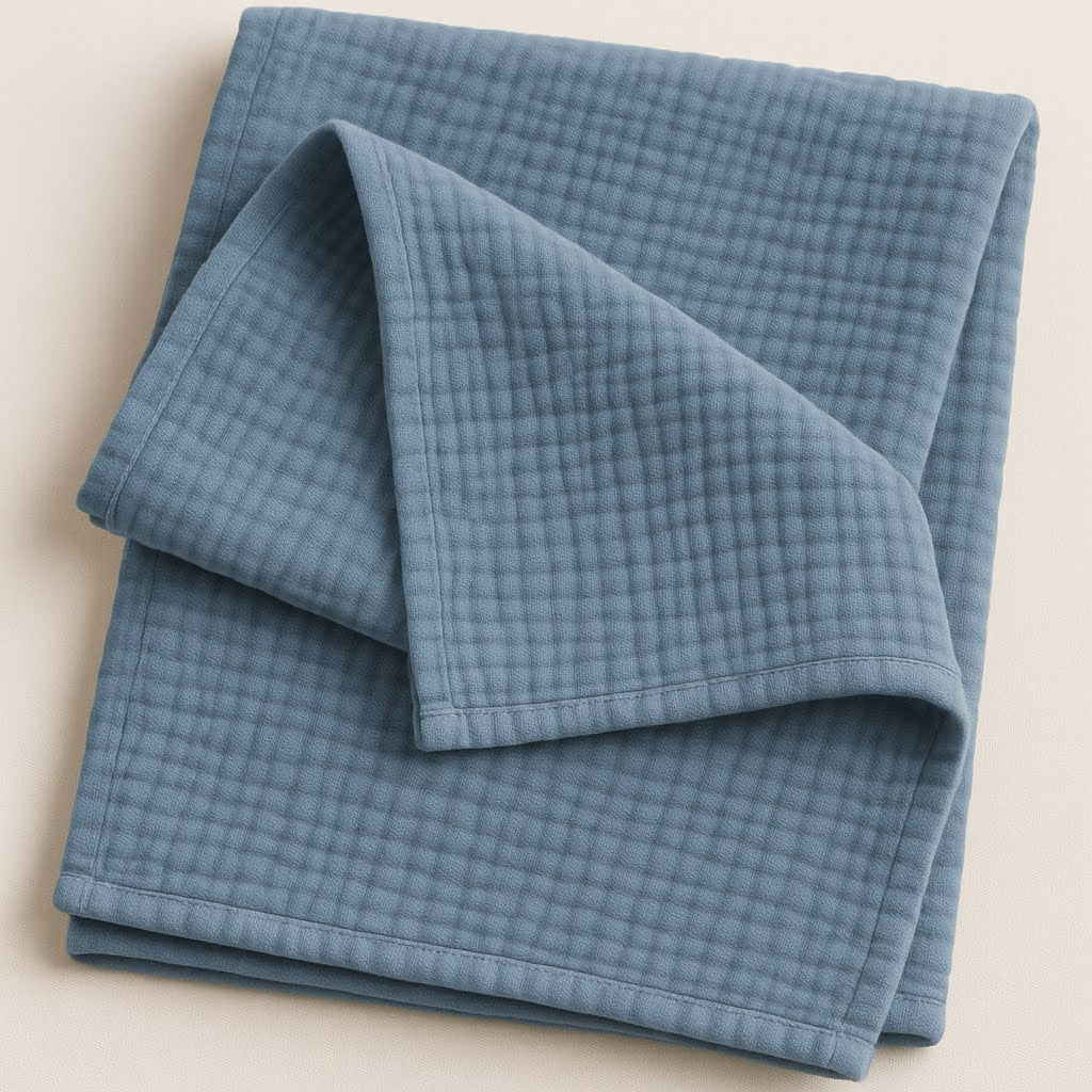 Muslin Blue towel