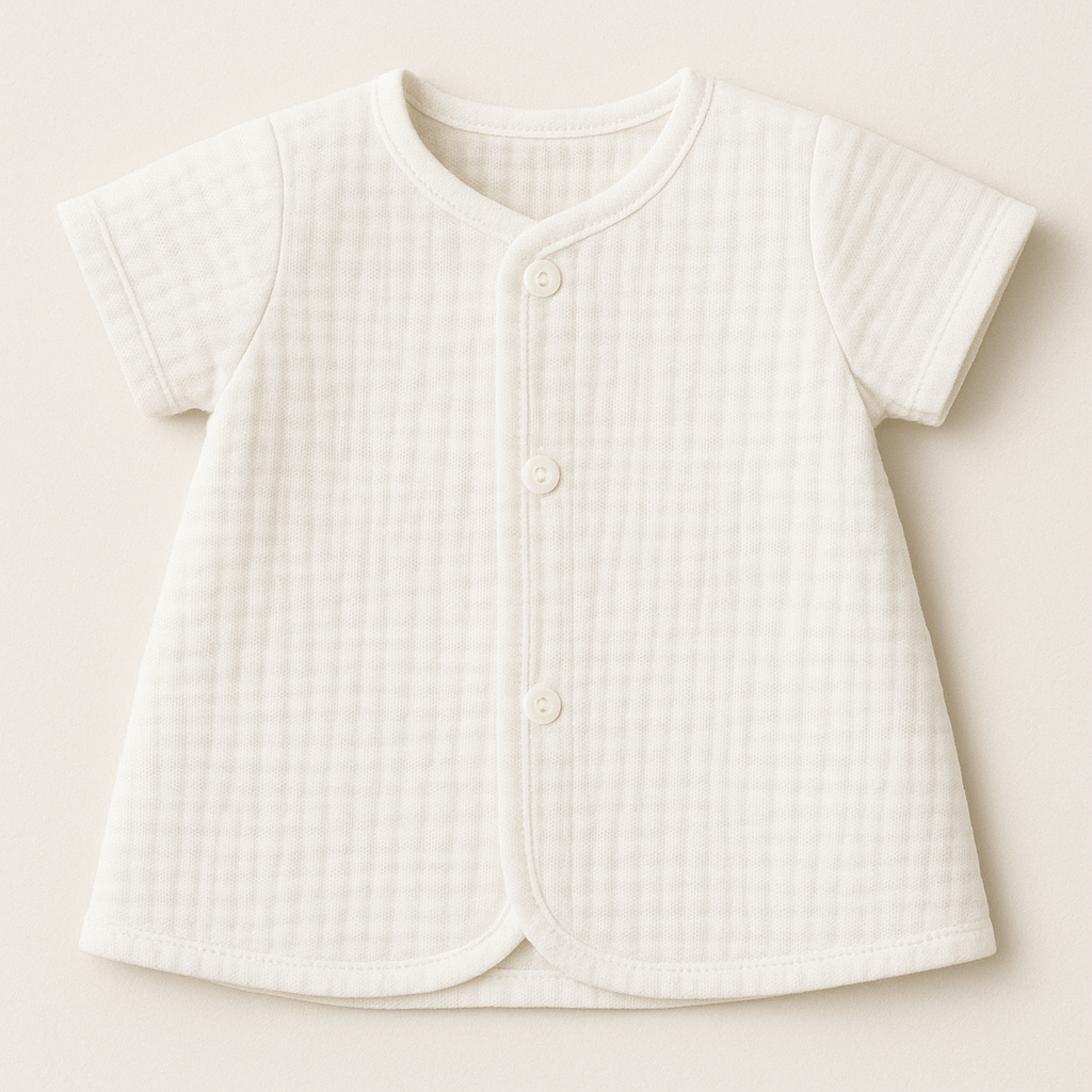 White Jhabla Top