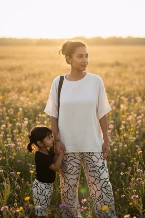 Patterned Twinning Bottomwear