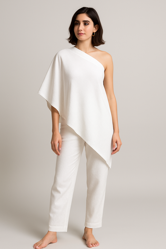 White Off shoulder Top