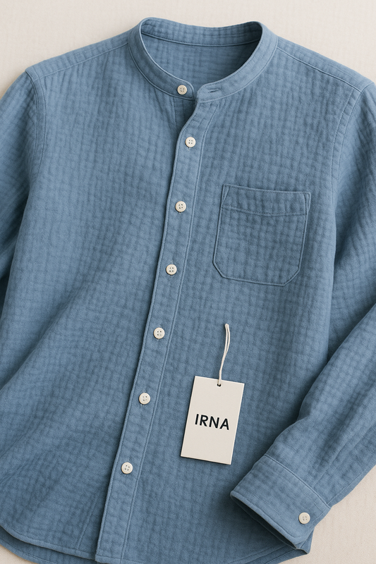 Blue Muslin Shirt