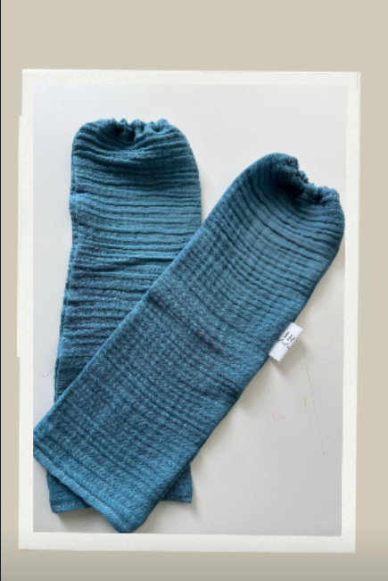 Rider Sleeves - Crinkled Muslin
