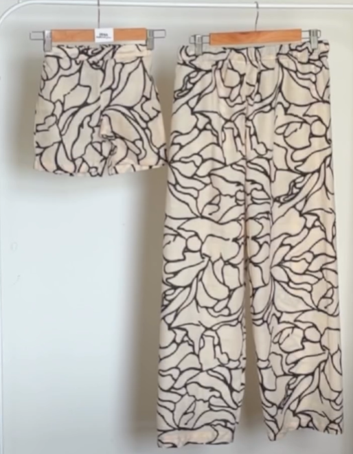 Patterned Twinning Bottomwear