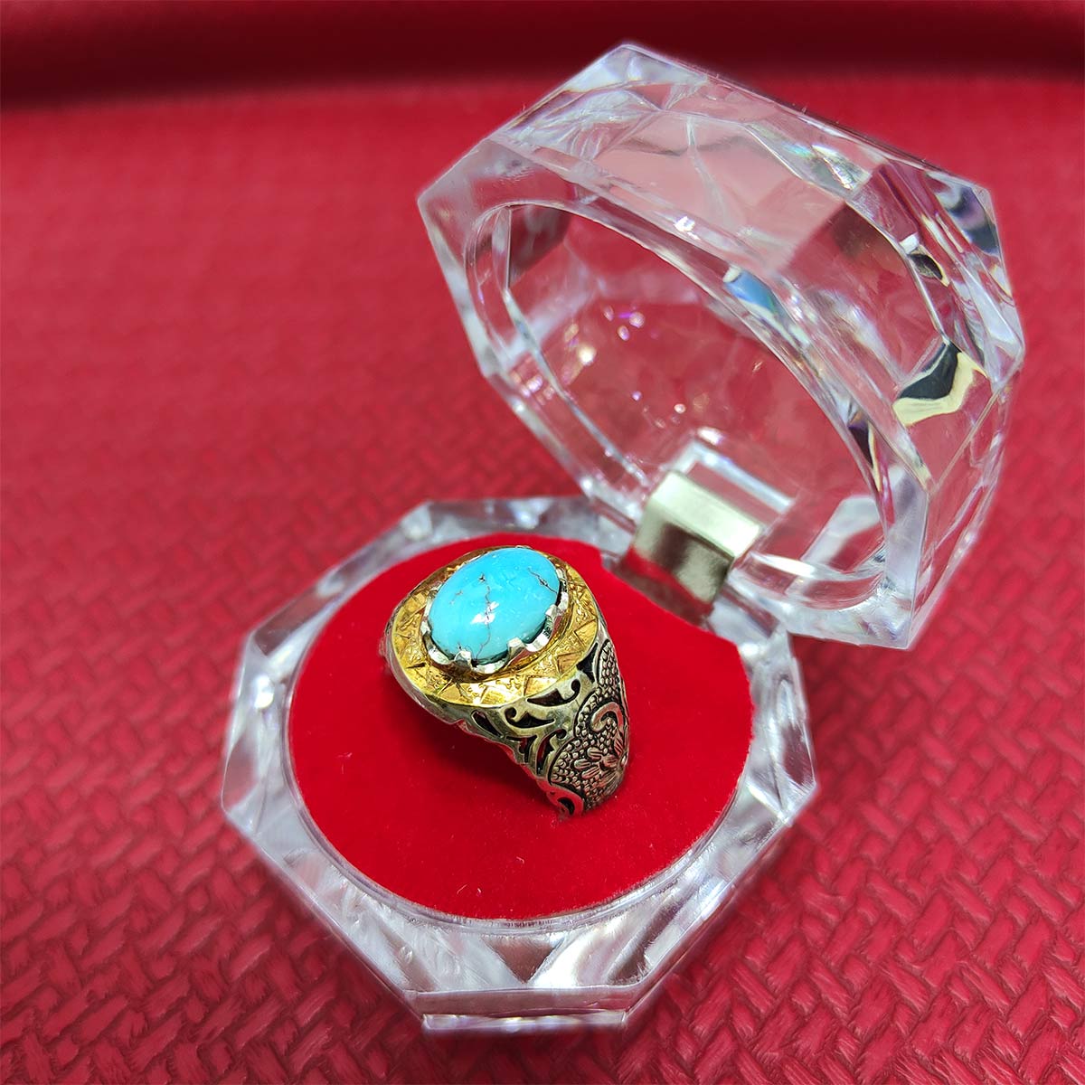 Neyshabur turquoise ring 110175-1